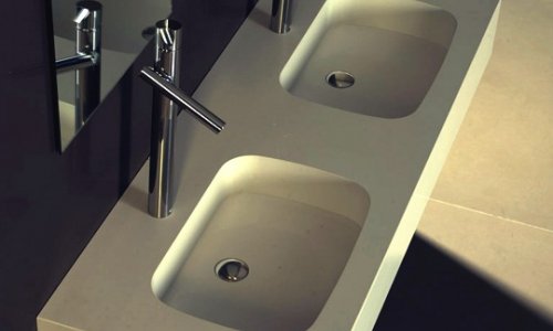 Silestone-Elemente im Bad