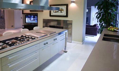 Silestone-Arbeitsplatte in der Küche